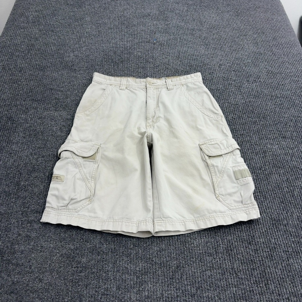 Unionbay Cargo Shorts Mens 32 Khaki Cotton Multi Pocket Utility Gorpcore Street
